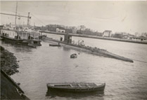 Submarino C-5 en Portugalete en 1936